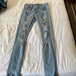 Light Blue jeans high rise curvy